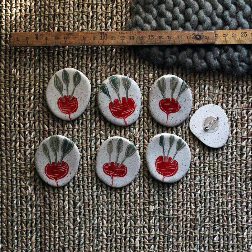 Spille ravanello - Ceramiche di Stagione