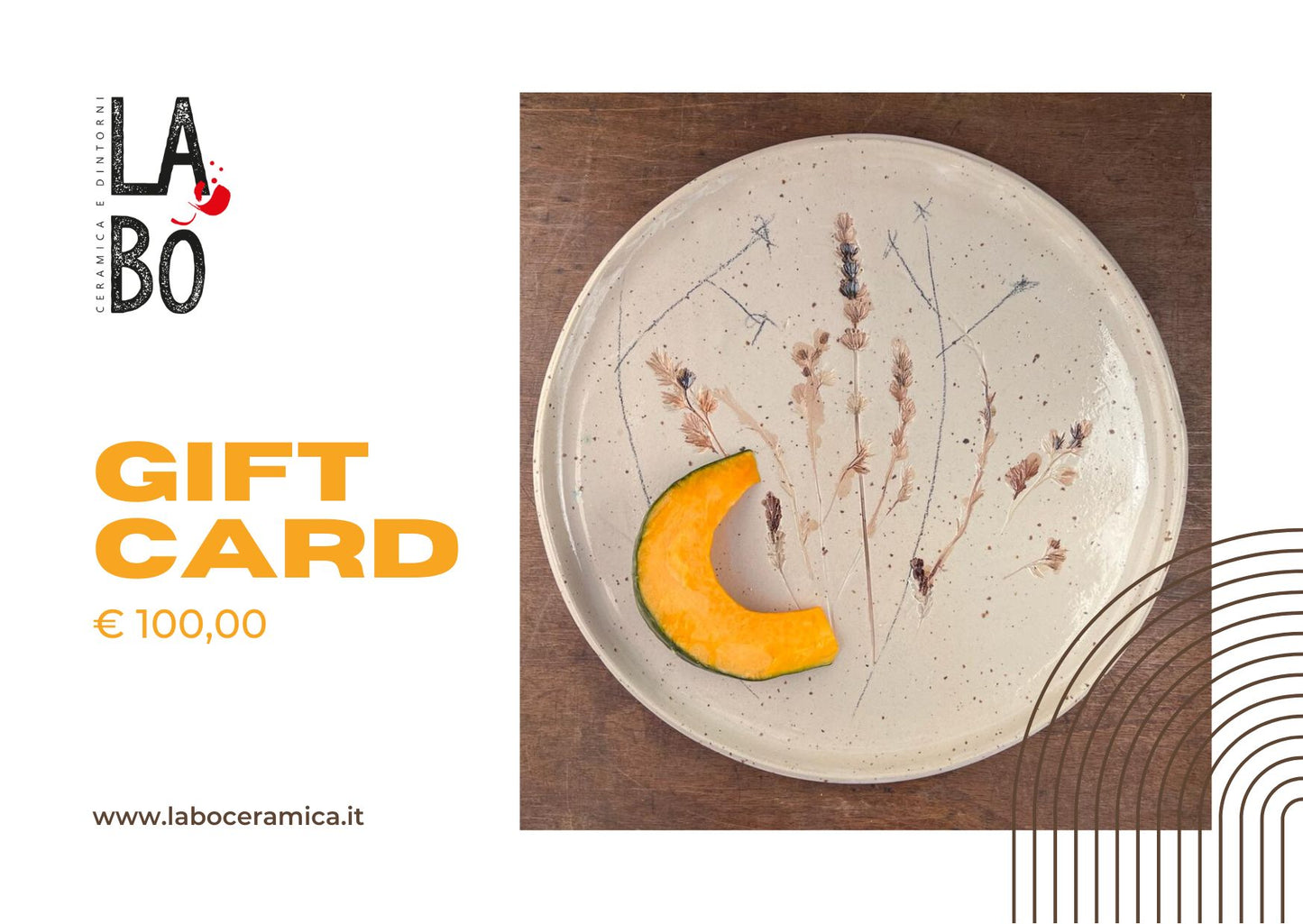 Laboceramica - Buono Regalo €25, €50, €100