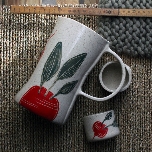 Brocca ravanello - Ceramiche di Stagione