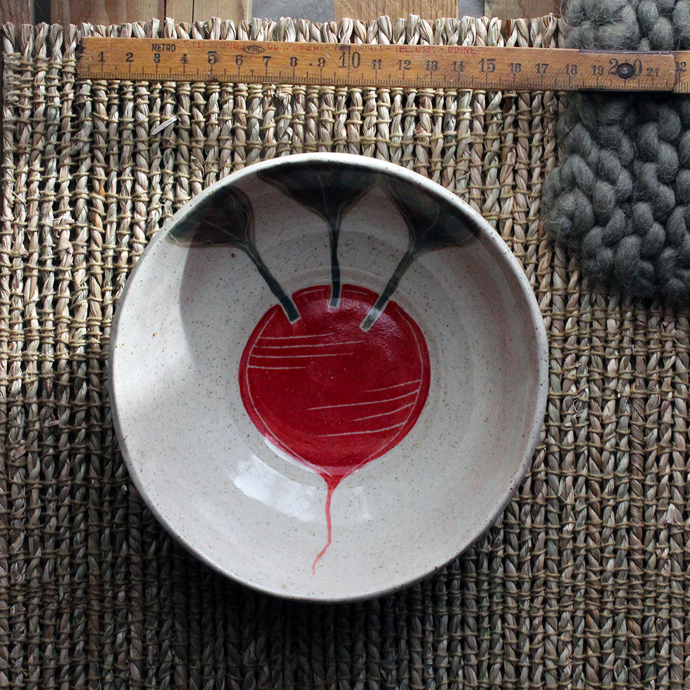 Ciotola ravanello - Ceramiche di Stagione