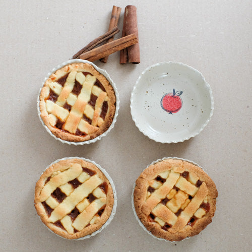 Pirottini/stampini mela per crostatine - Ceramica di Stagione