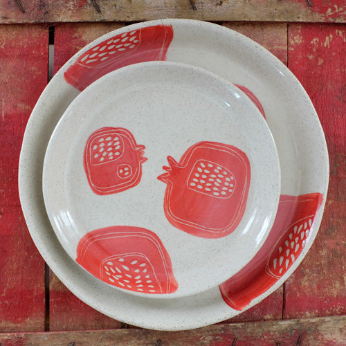 Piatto piano da portata - Melagrana