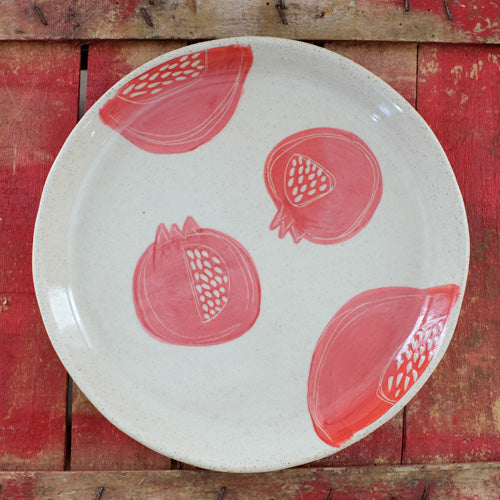 Piatto piano da portata - Melagrana
